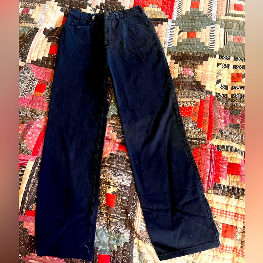 Bogner dark wash denim straight leg jeanss